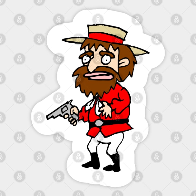 The Bushranger Sticker by FieryWolf